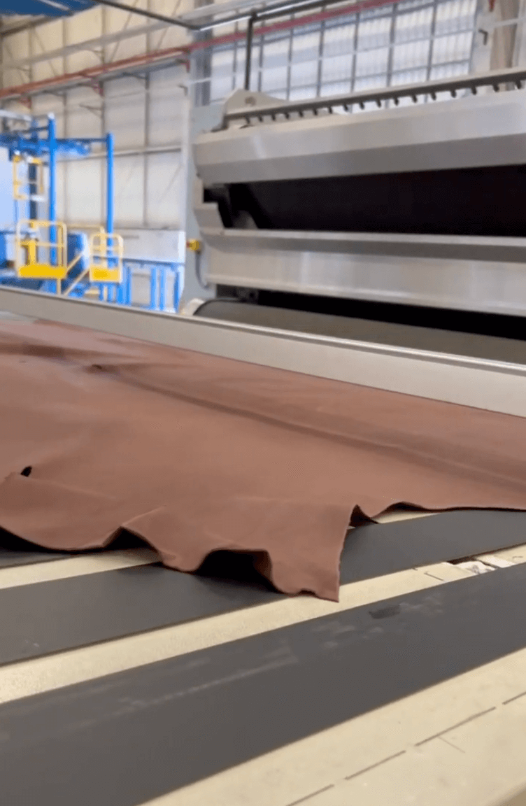 Preparação inicial do couro